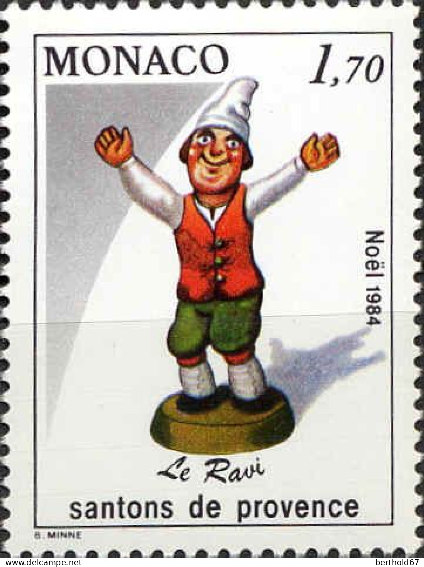 Monaco Poste N** Yv:1439 Mi:1655 Noël Santons De Provence Le Ravi - Unused Stamps