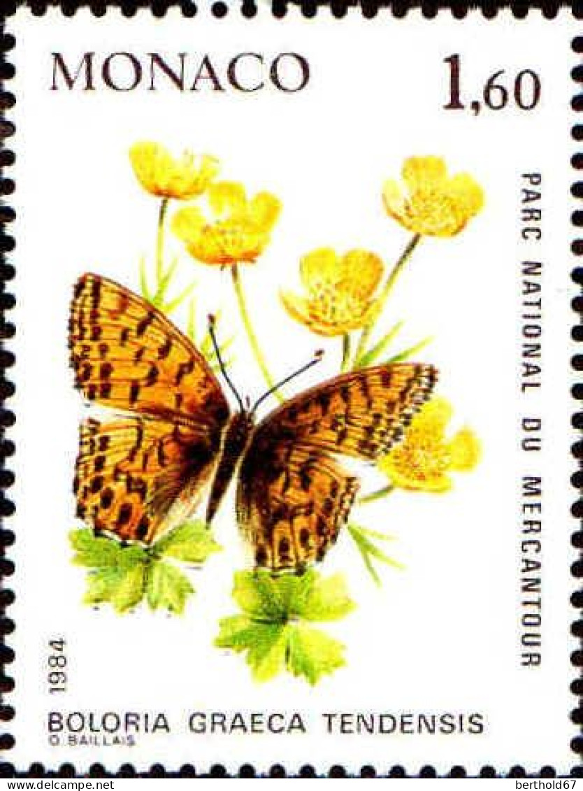 Monaco Poste N** Yv:1420 Mi:1624 Boloria Graeca Tendensis - Unused Stamps