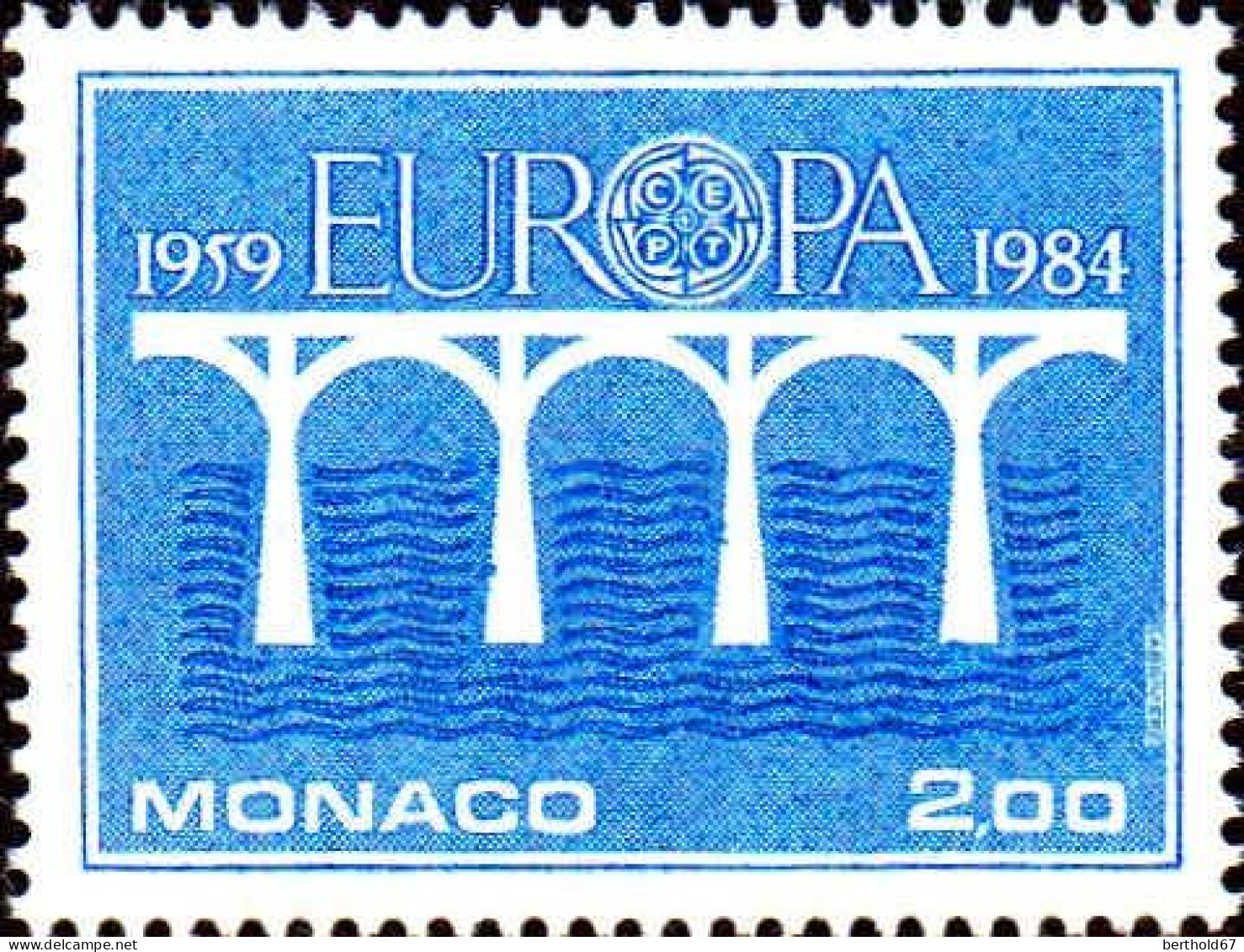 Monaco Poste N** Yv:1418 Mi:1622 Europa Cept Pont De La Coopération - Unused Stamps