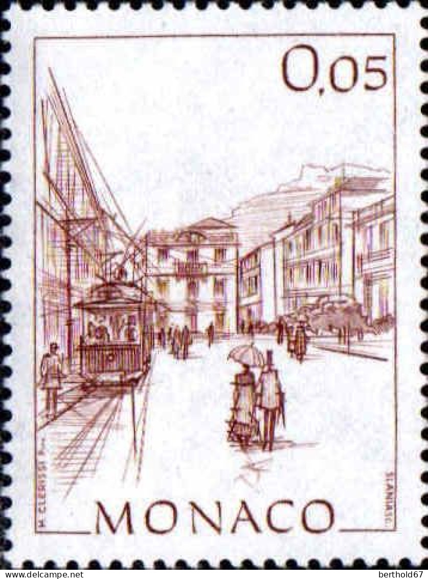 Monaco Poste N** Yv:1404 Mi:1634 Hubert Clerissi Place De La Visitation - Unused Stamps