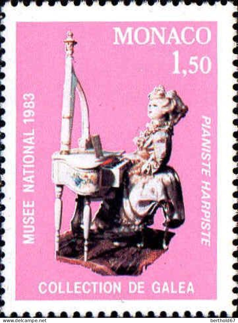 Monaco Poste N** Yv:1383 Mi:1614 Pianiste Harpiste - Unused Stamps