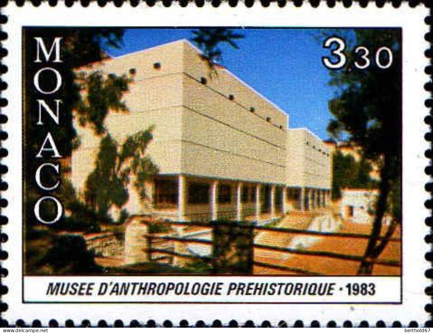 Monaco Poste N** Yv:1364 Mi:1575 Musée D'anthropologie Préhistorique - Neufs
