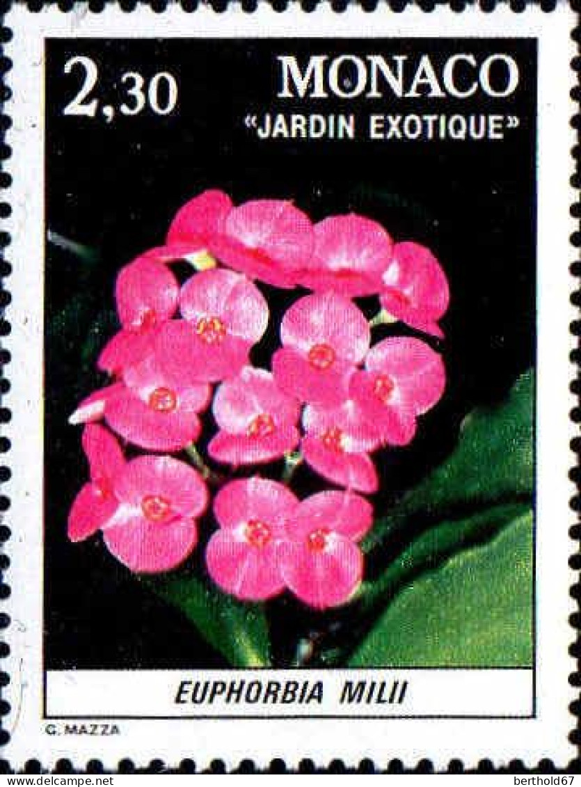 Monaco Poste N** Yv:1308 Mi:1508 Euphorbia Milii - Unused Stamps