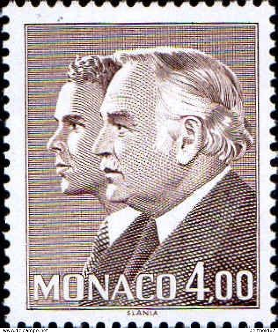 Monaco Poste N** Yv:1284 Mi:1484 Rainier III & Albert De Monaco - Neufs