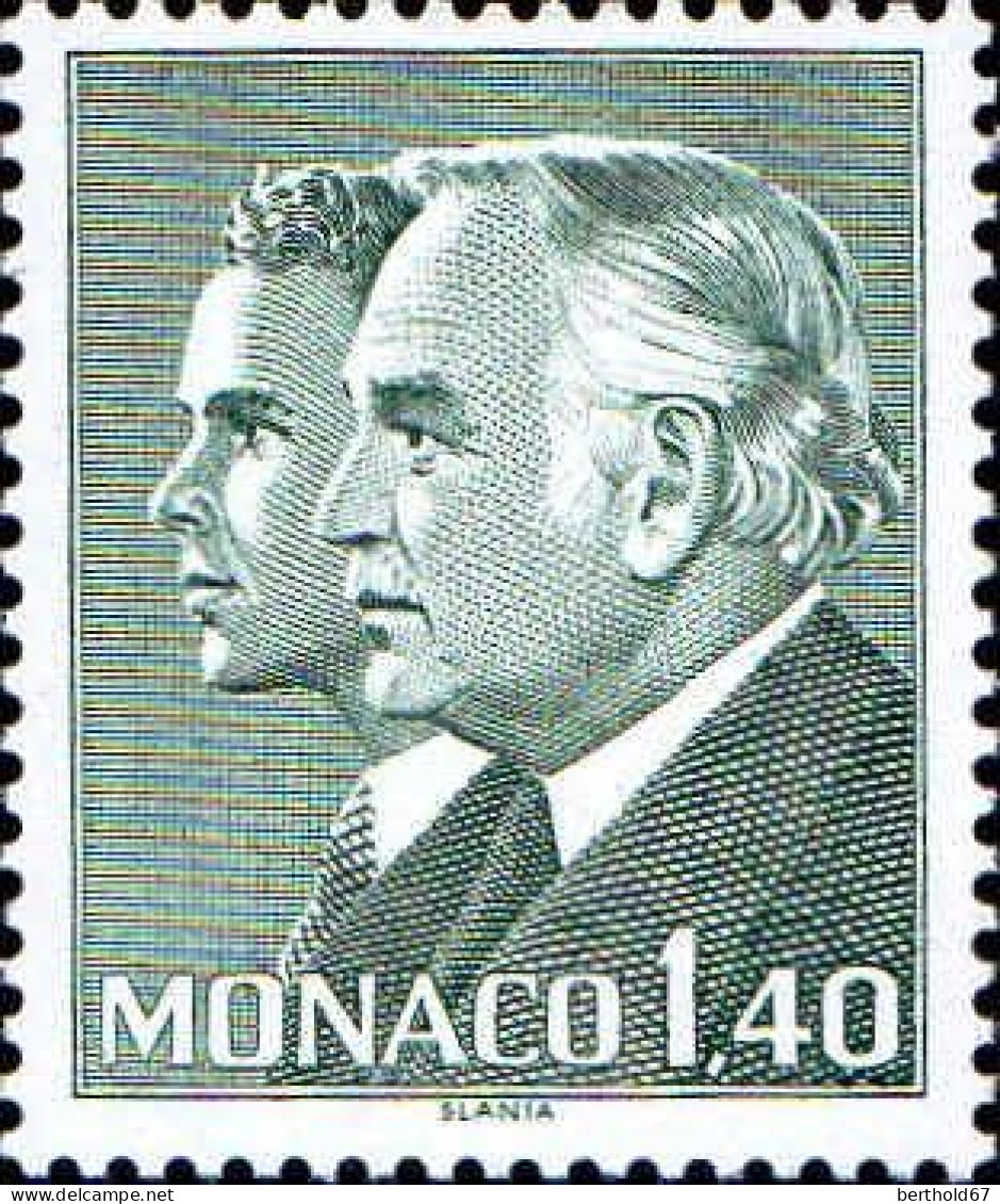 Monaco Poste N** Yv:1281 Mi:1481 Rainier III & Albert De Monaco - Neufs