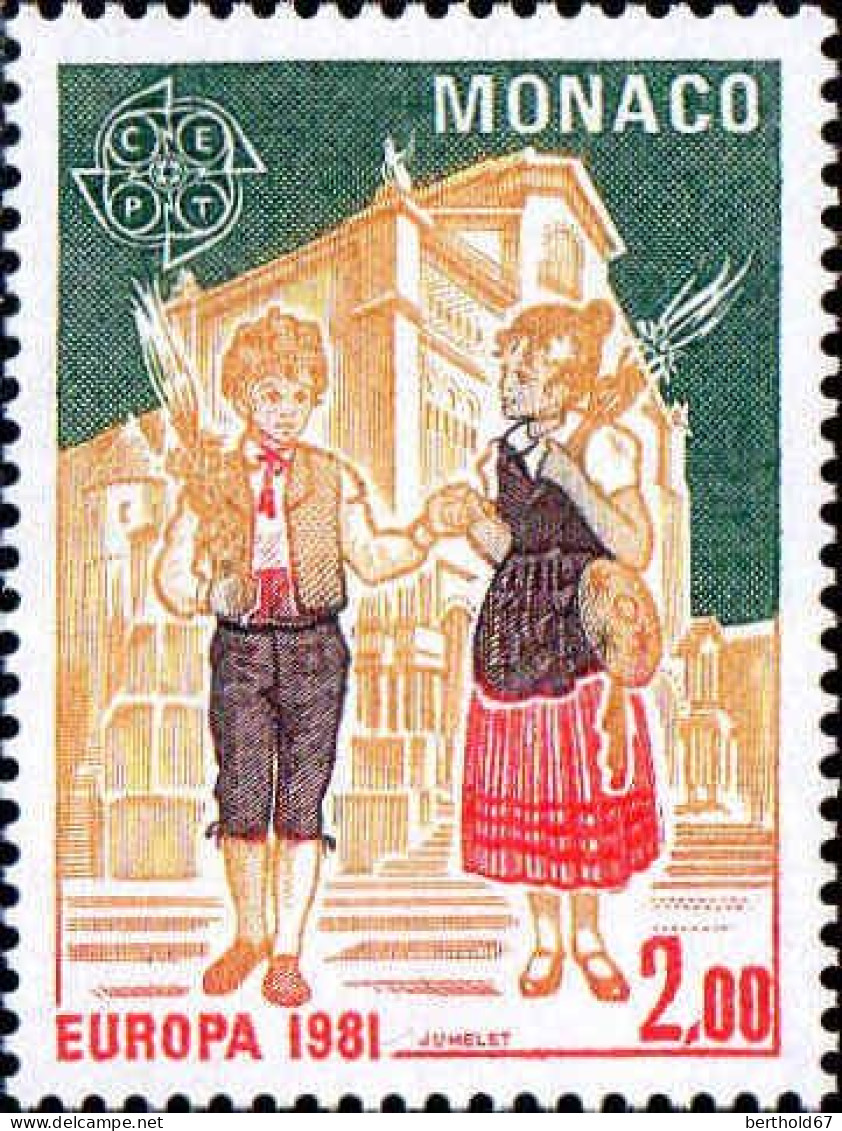 Monaco Poste N** Yv:1274 Mi:1474 Europa Cept Enfants - Unused Stamps