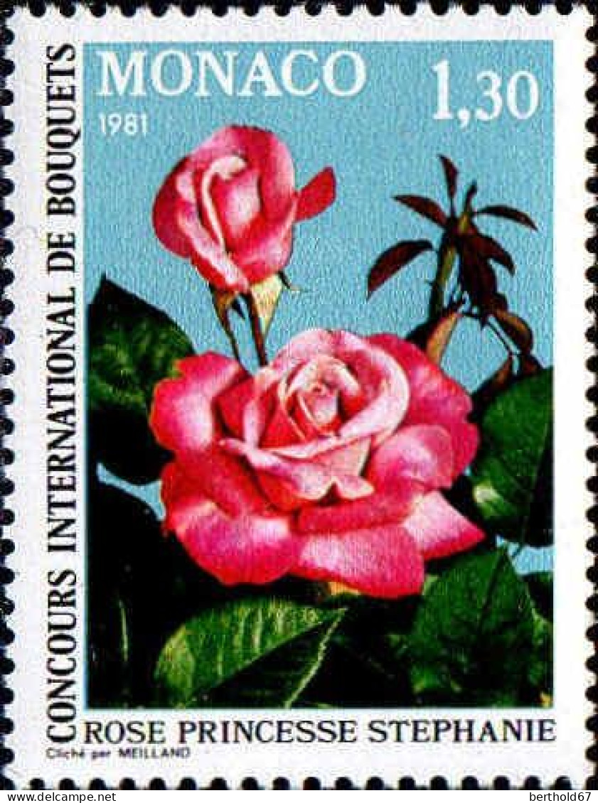 Monaco Poste N** Yv:1251/1252 Concours International De Bouquets Monte-Carlo - Unused Stamps