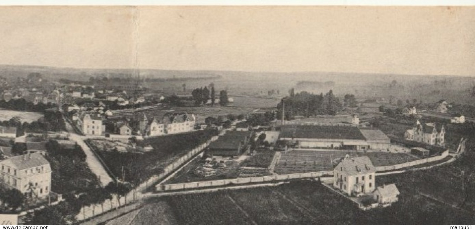 Panorama Von SCHLETTSTADT - CPA Triple - Selestat