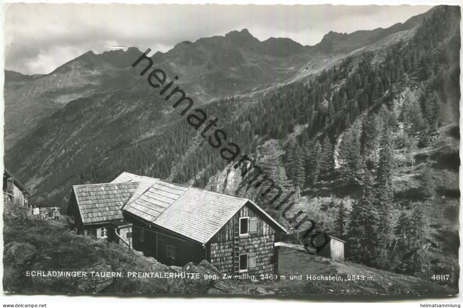 Schladminger Tauern - Preintalerhütte Gegen Zwiesling Und Höchstein - Foto-AK - Verlag P. Ledermann Wien - Schladming