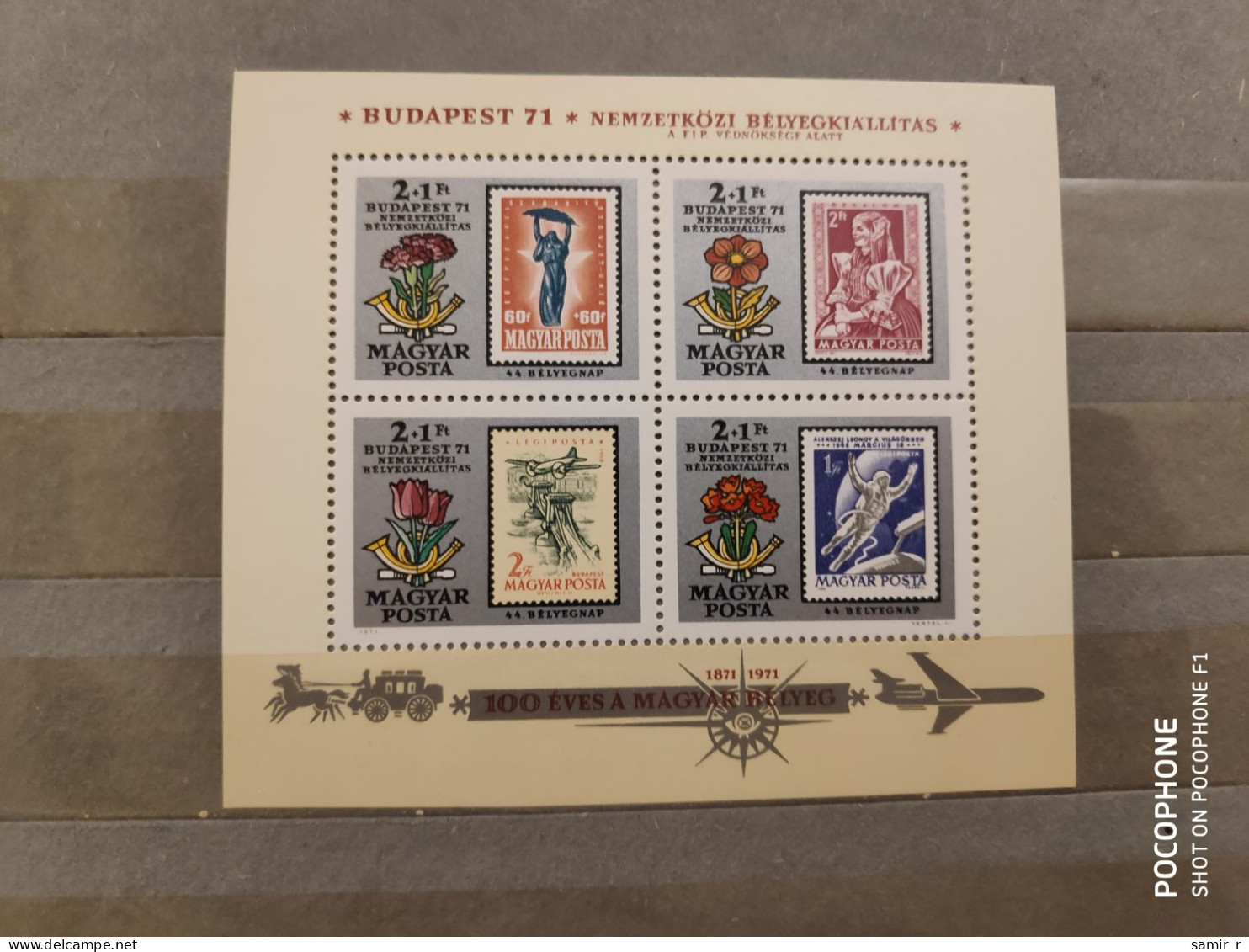 1971	Hungary	Stamps 3 - Ungebraucht