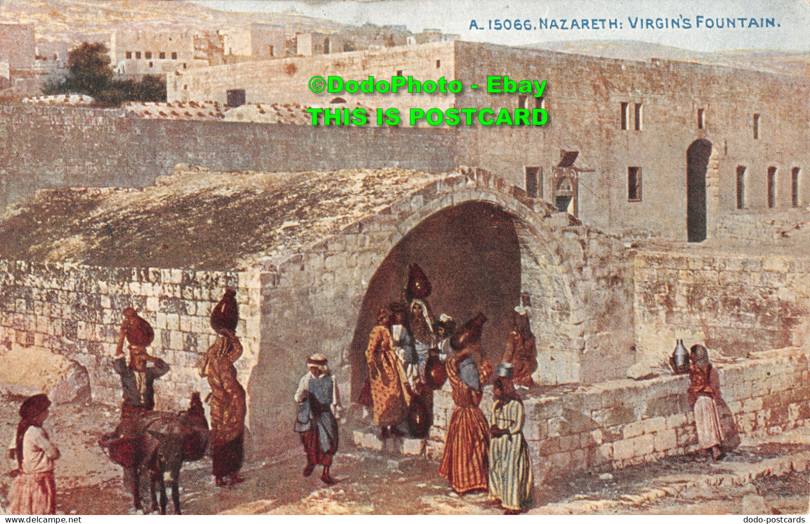 R454372 Nazareth. Virgin Fountain. Photochrom. Celesque Series - Welt