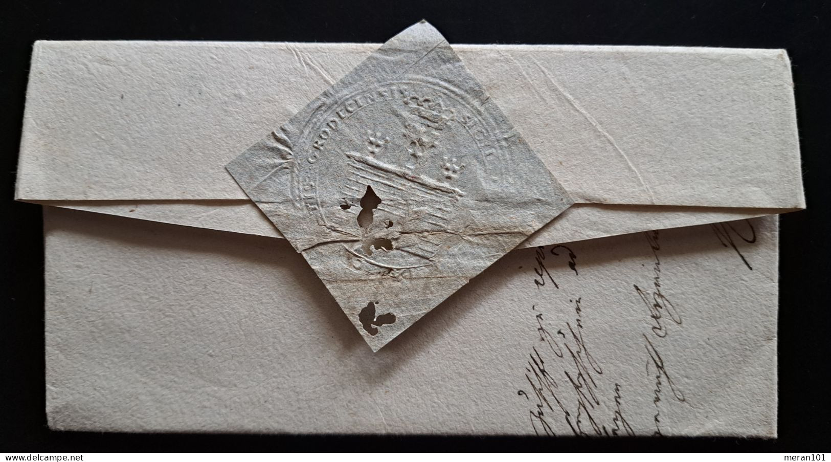 Vorphilatelie 1838, GRODEK Brief Mit Papiersiegel - Vorphilatelie