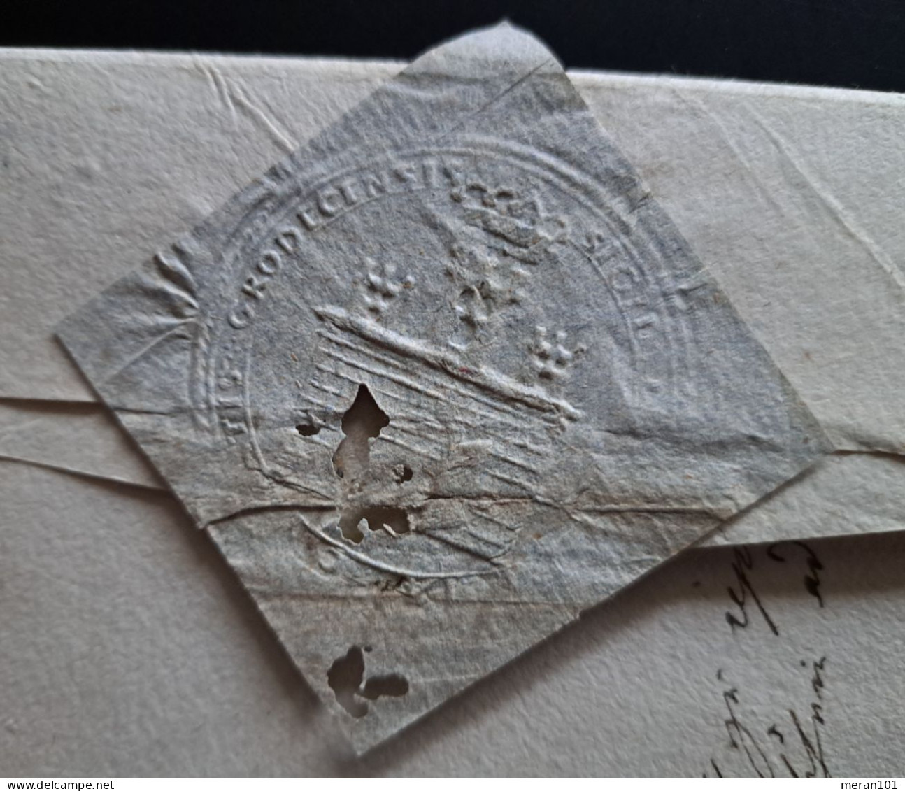 Vorphilatelie 1838, GRODEK Brief Mit Papiersiegel - Préphilatélie