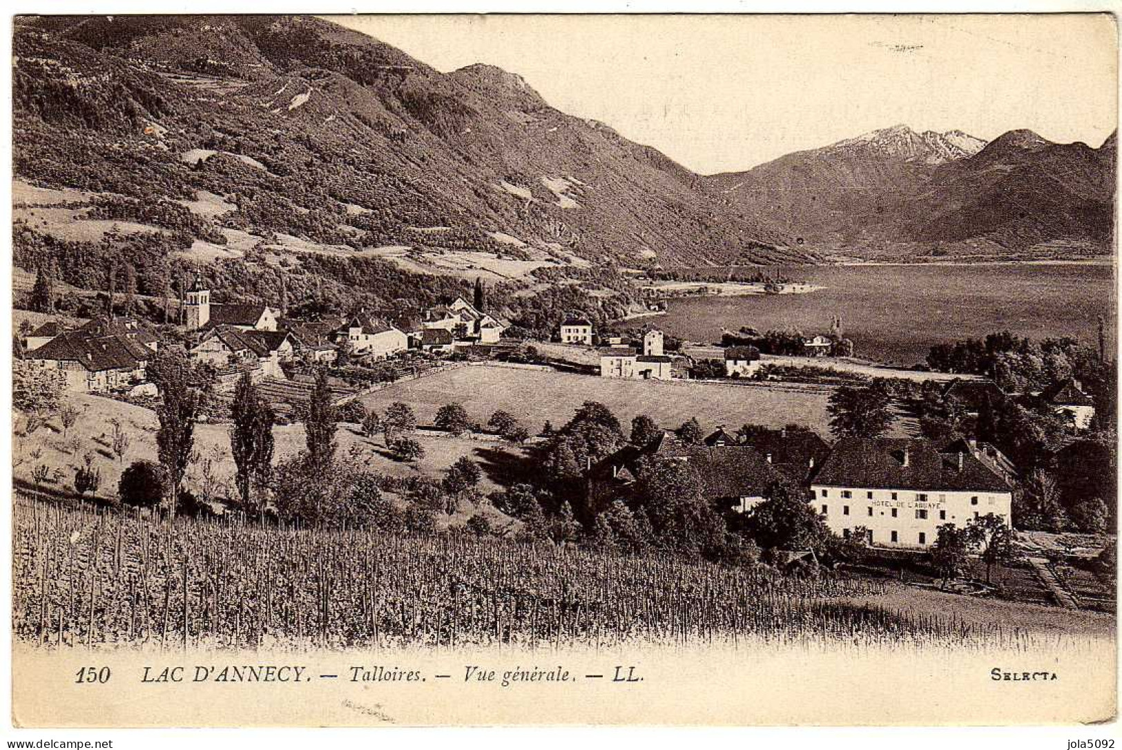 74 / Lac D'ANNECY - TALLOIRES - Vue Générale - Talloires