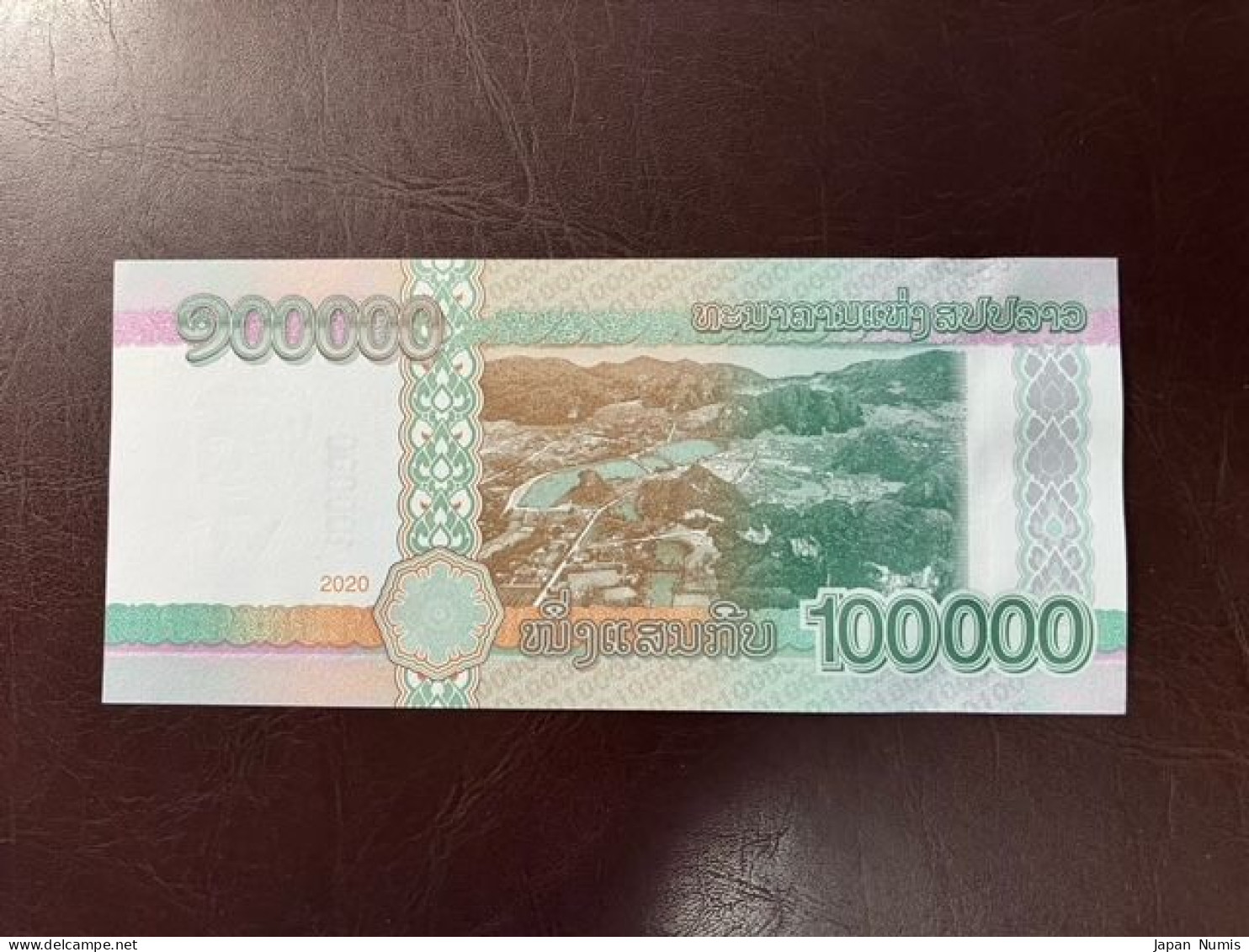 Laos 100000 Kip 2020 P-W42A AUNC+/UNC- - Laos