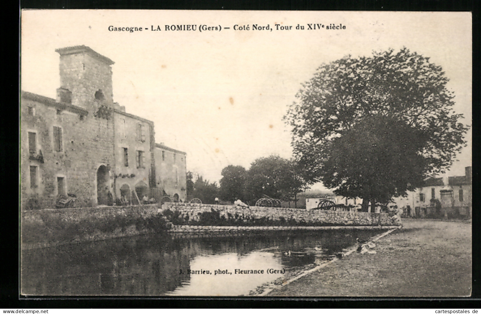 CPA La Romieu, Coté Nord, Tour Du XIVe Siècle  - Other & Unclassified