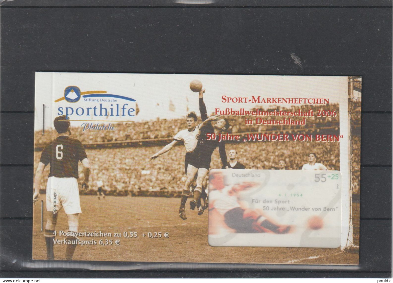 Germany 2006 Sporthilfe Booklet Football 50 Jahre Wunder Von Bern Retail Price 6,25 Euro MNH/**. Postal Weight Approx. 0 - 1954 – Suisse