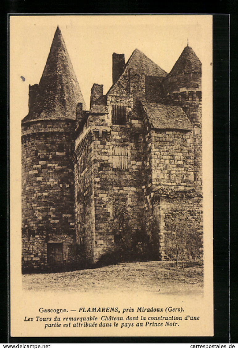 CPA Flamarens, Les Tours Du Remaquable Chateau  - Other & Unclassified