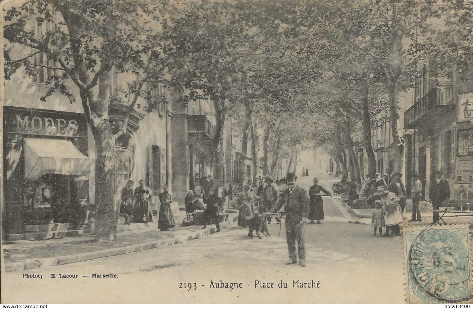 CPA13- AUBAGNE- Place Du Marché - Aubagne