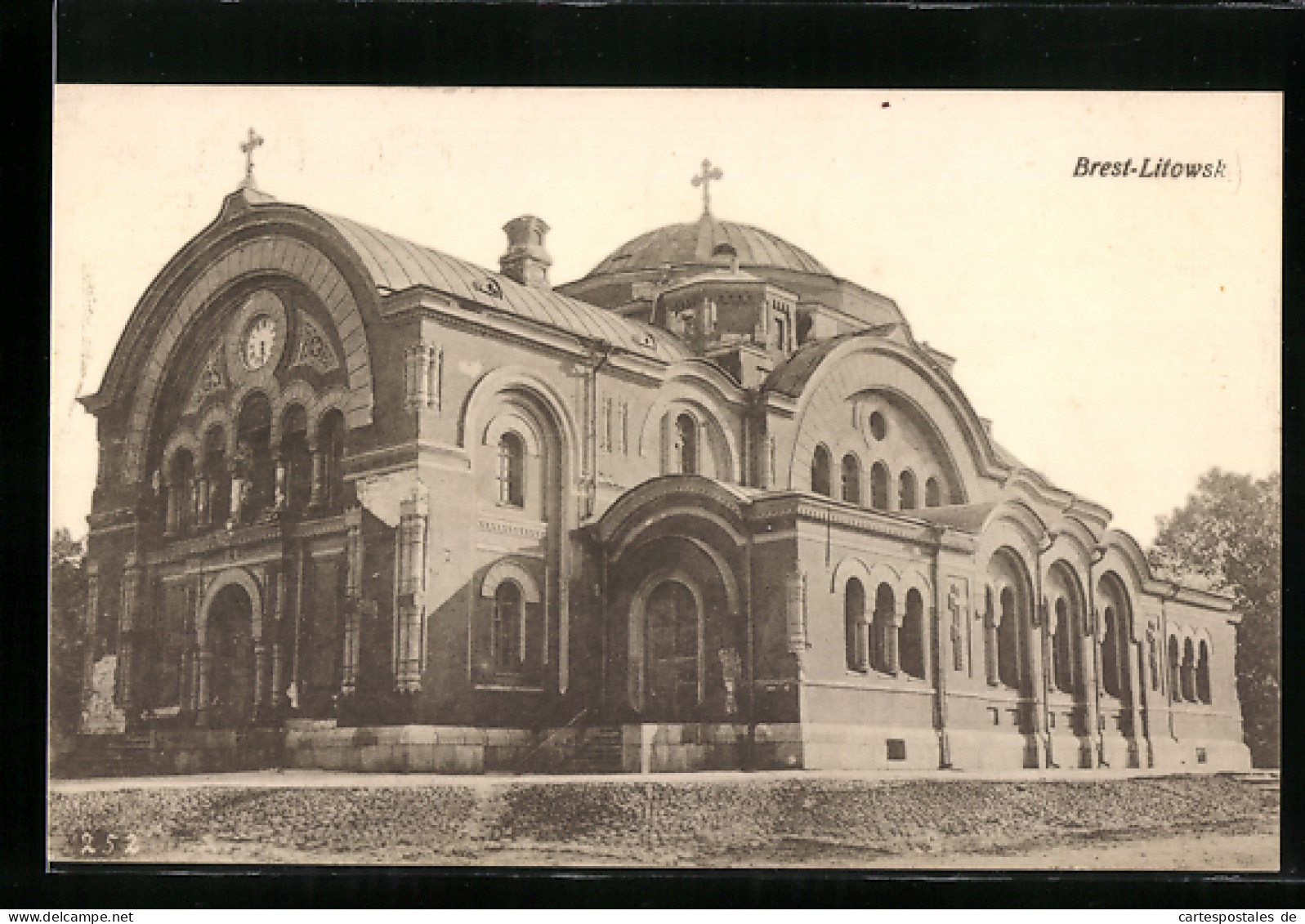 AK Brest-Litowsk, Kirche, Seitenansicht  - Russia