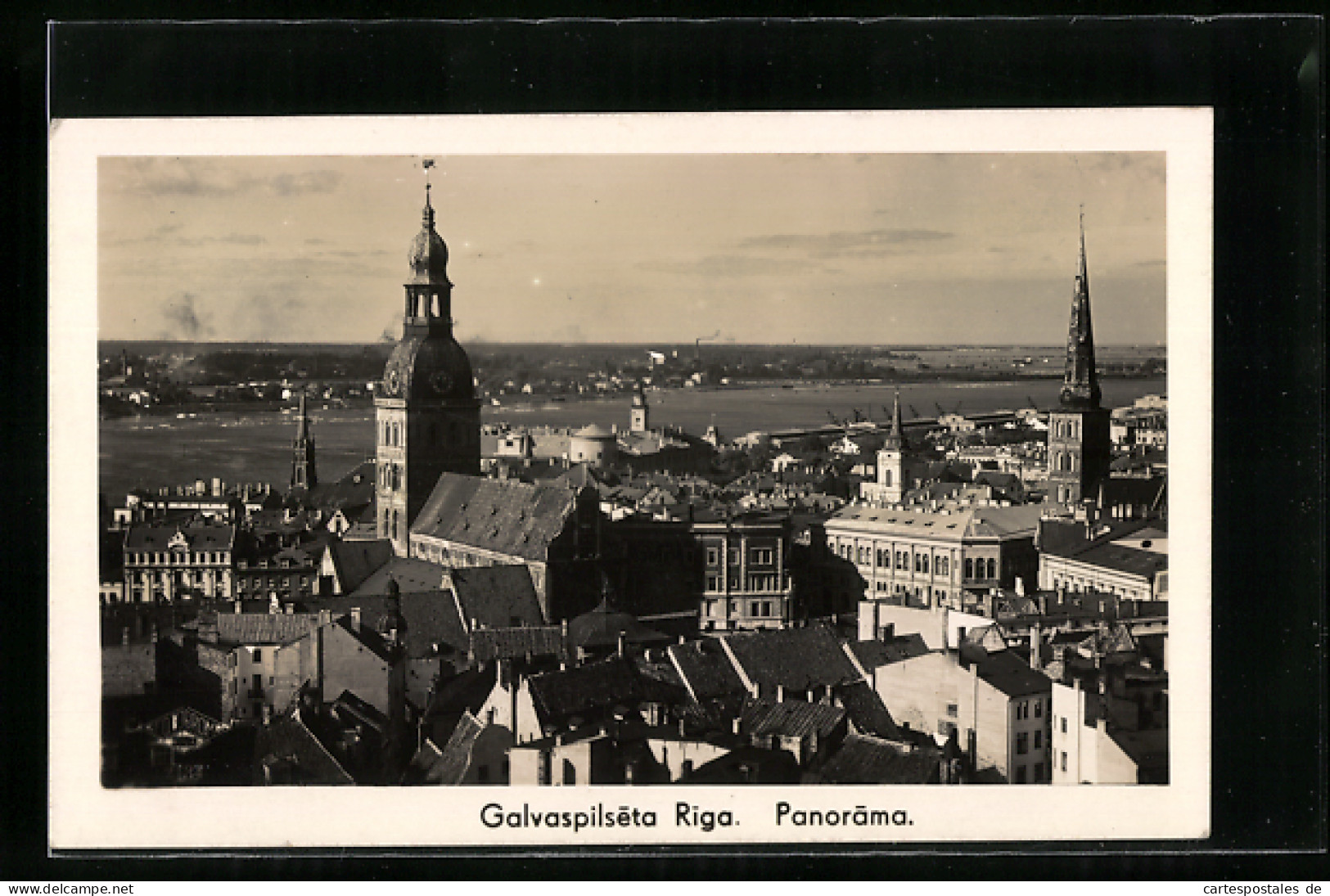 AK Riga, Galvaspilseta, Panorama  - Lettonie