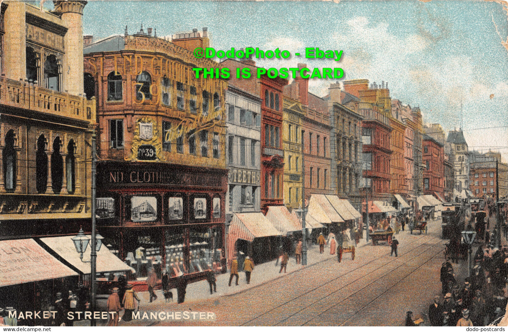 R454739 Market Street. Manchester. Series No. 59. B. B. London. 1913 - Autres & Non Classés