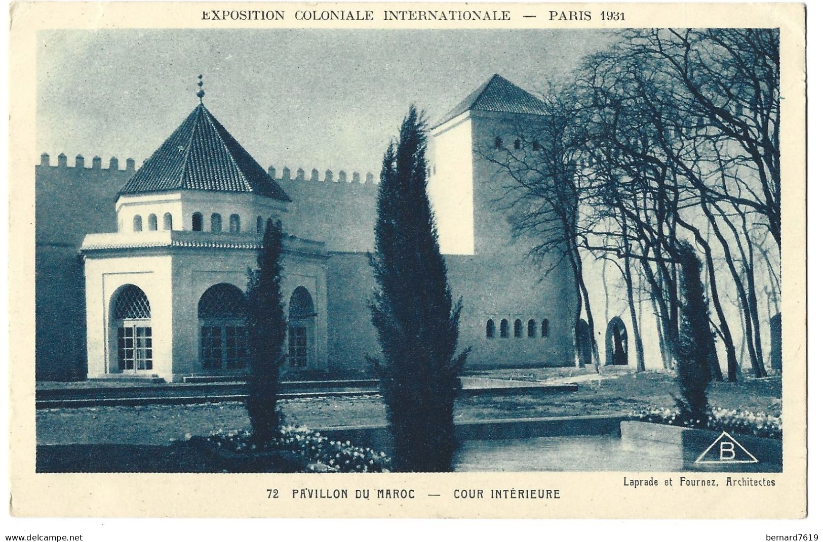 75 Paris  - Exposition Coloniale Internationale 1931 -  Pavillon Du Maroc - Cour Interieure - Expositions
