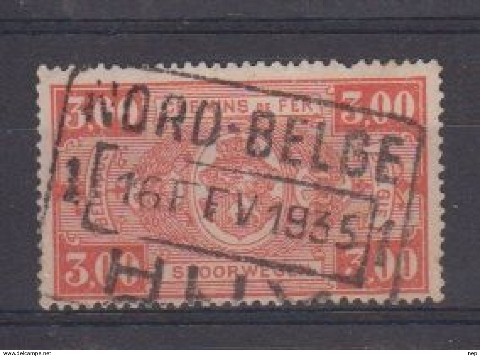 BELGIË - OBP - 1923/31 - TR 154 (NORD-BELGE - HUY) - Gest/Obl/Us - Nord Belge