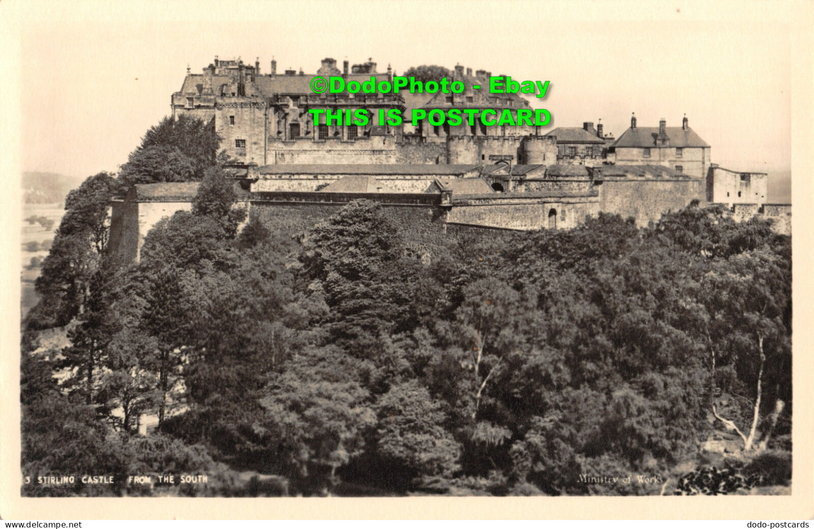 R454780 3. Stirling Castle From The South. Ministry Of Works. RP - Welt