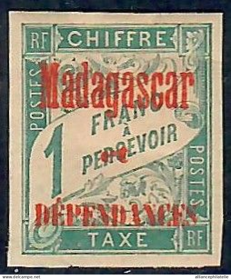 Lot N°A5542 Madagascar Taxe N°7 Neuf * Qualité TB - Timbres-taxe