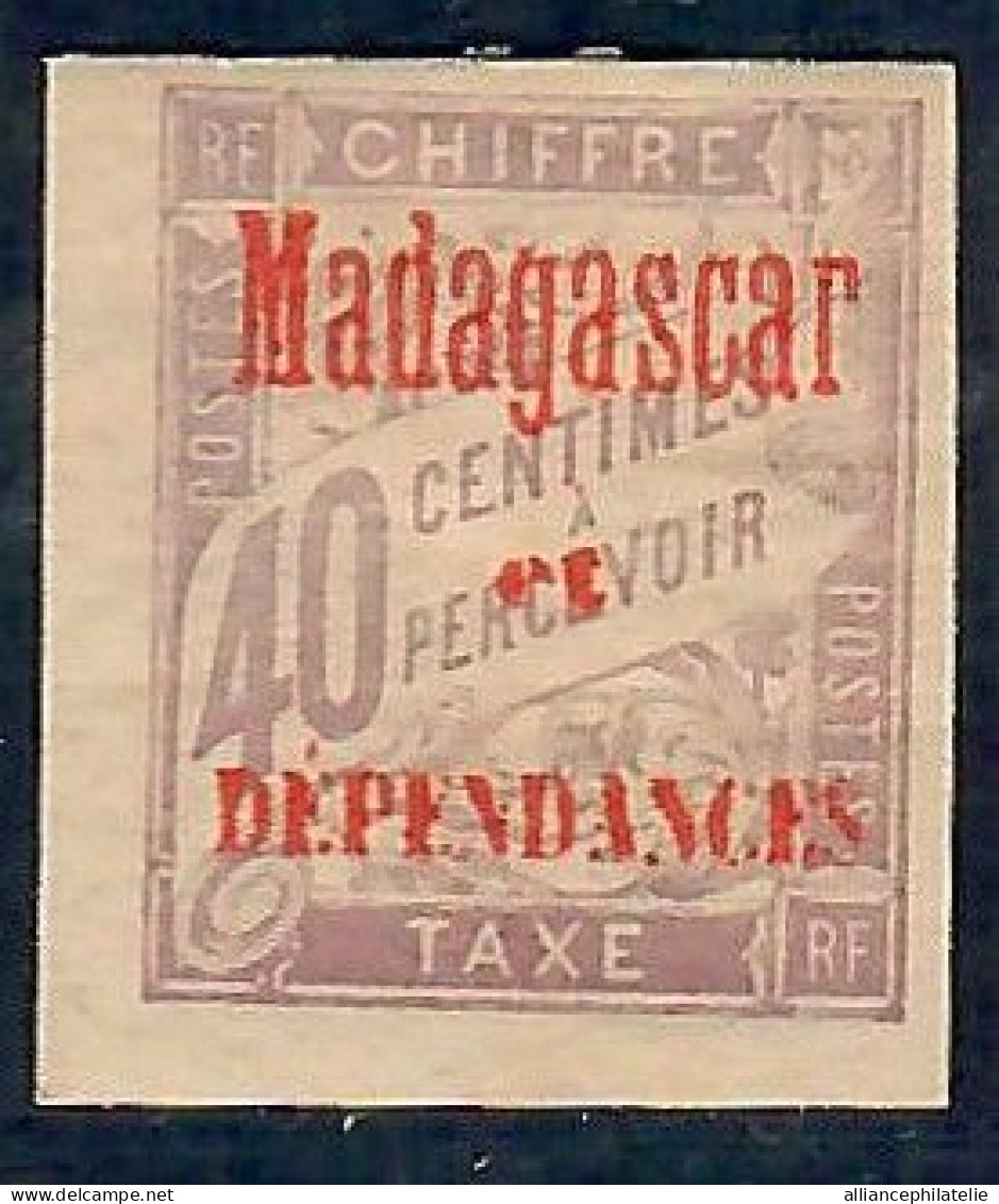 Lot N°A5541 Madagascar Taxe N°5 Neuf * Qualité TB - Postage Due