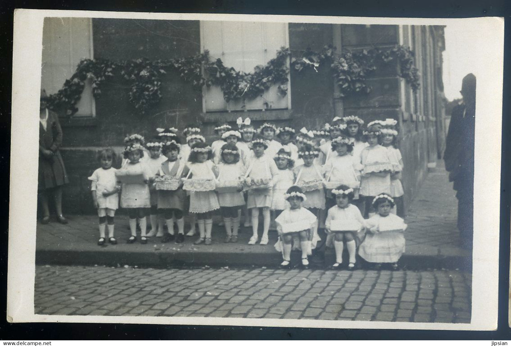 Lot De 2 Cpa Carte Photo Enfants Costumés à Situer    STEP166 - To Identify