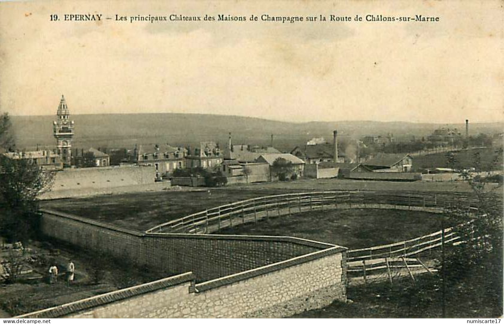 Cpa EPERNAY 51 Les Principaux Châteaux Des Maisons De Champagne Sur La Route De Châlons Sur Marne ( Castellane ) - Epernay