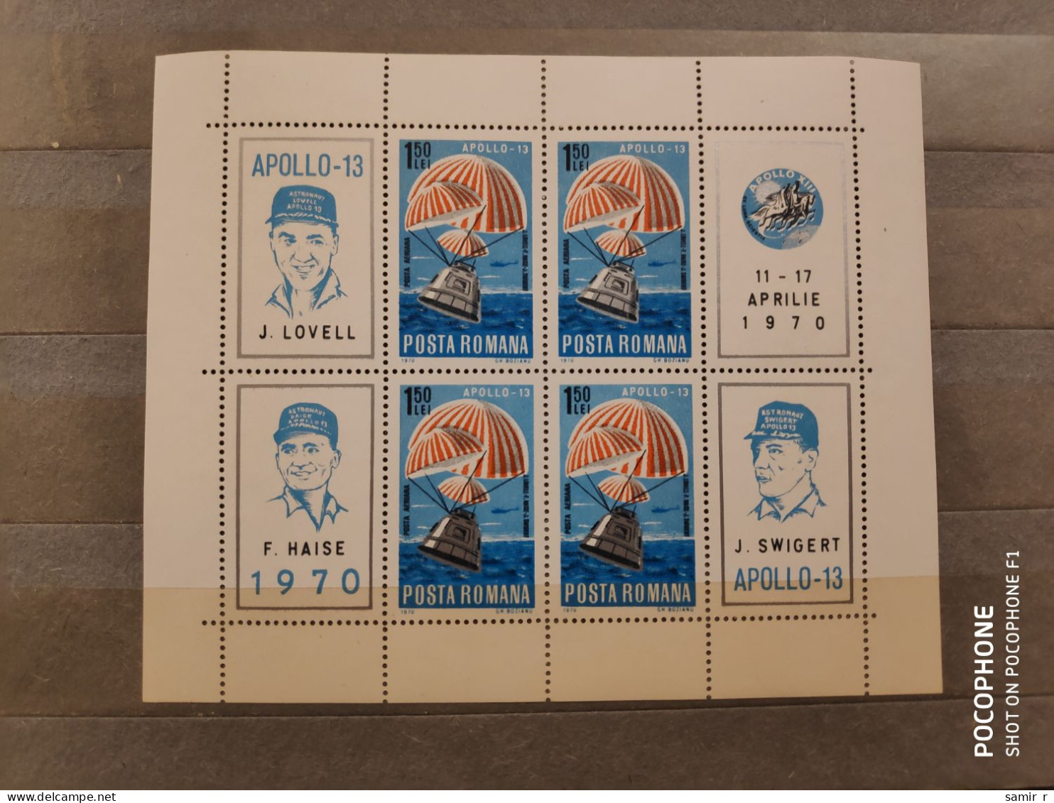 1970	Romania	Space 3 - Unused Stamps