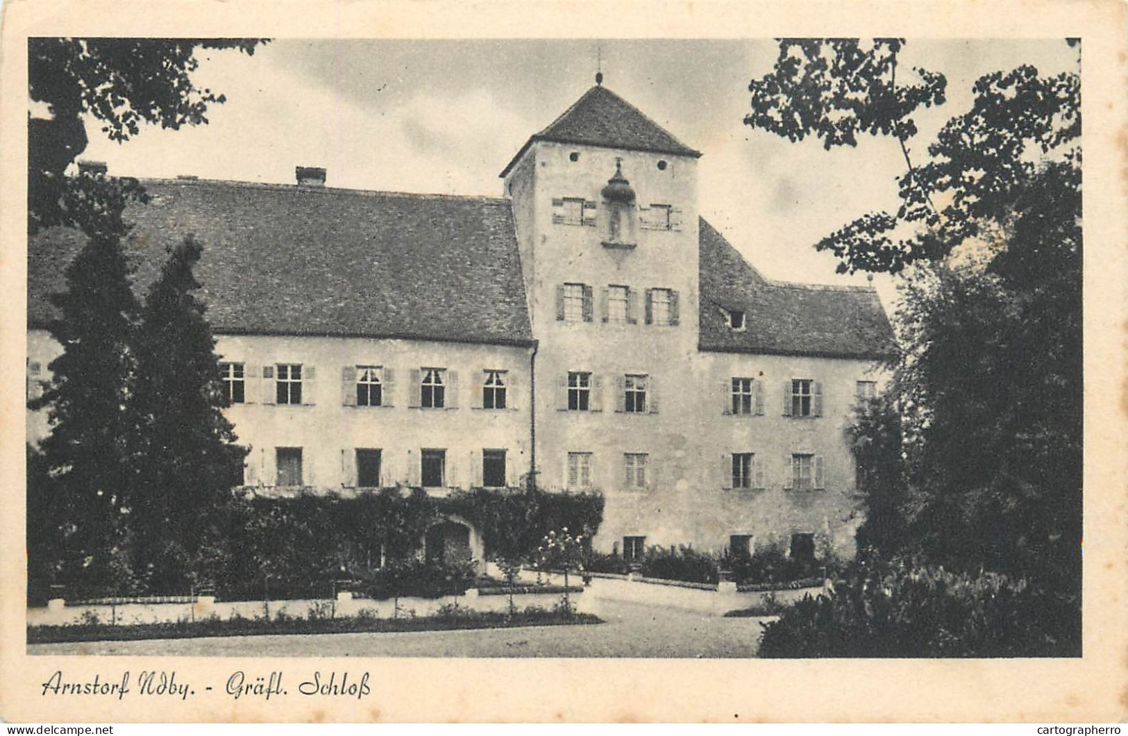 Postcard Germany Arnstorf Ndby Graft Schloss - Sonstige & Ohne Zuordnung