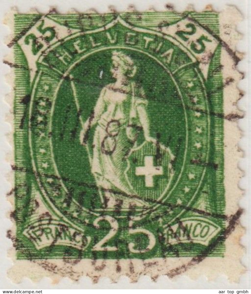 Heimat SG Buchs Postbüro 1887-03-18 Vollstempel Auf Stehende Helvetia SBK#67A - Used Stamps