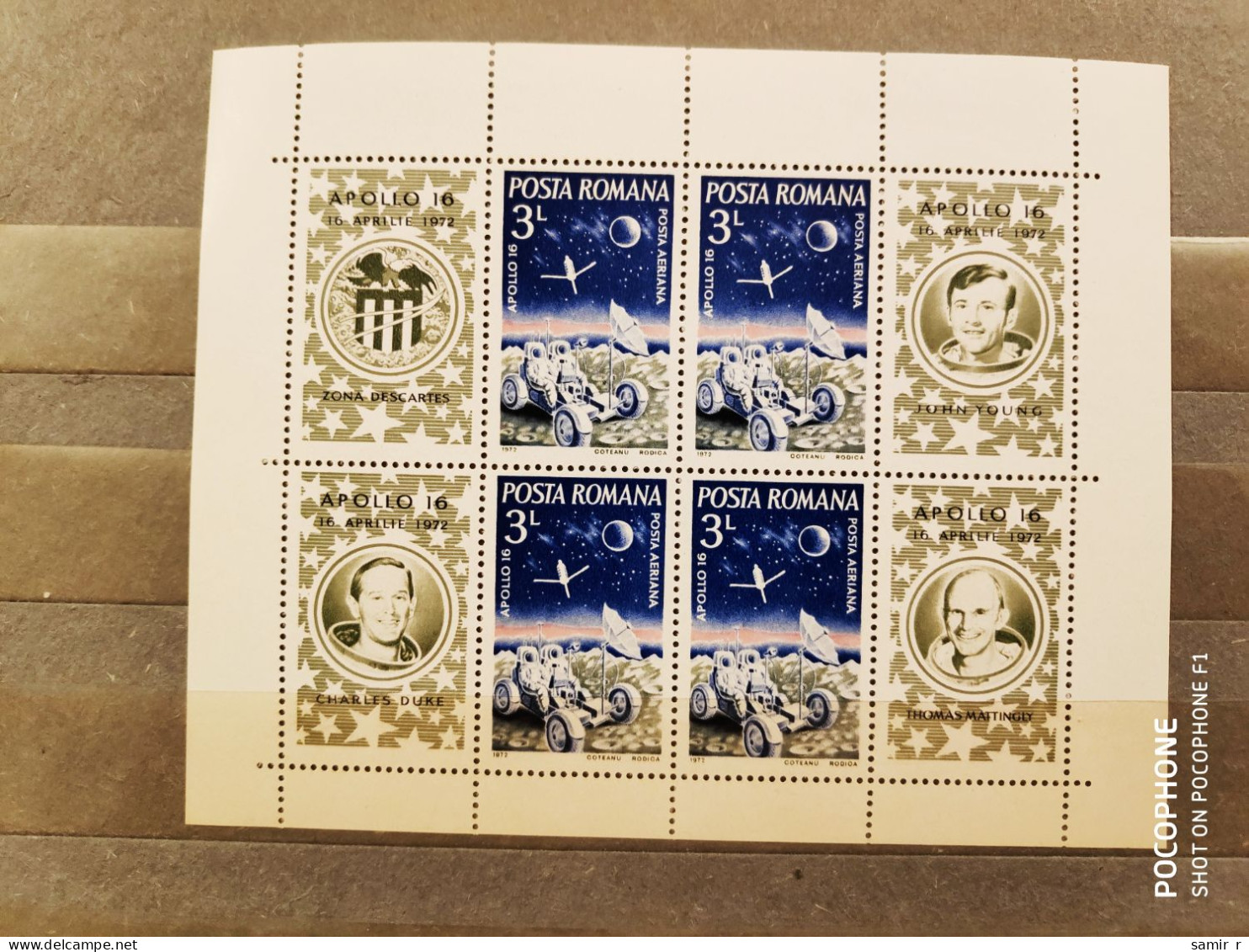 1972	Romania	Space 3 - Unused Stamps