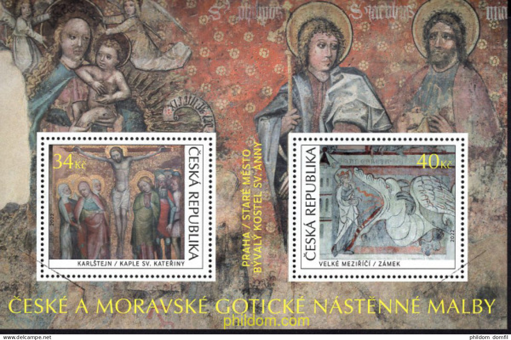 666758 MNH CHEQUIA 2022 MURALES GOTICOS - Unused Stamps