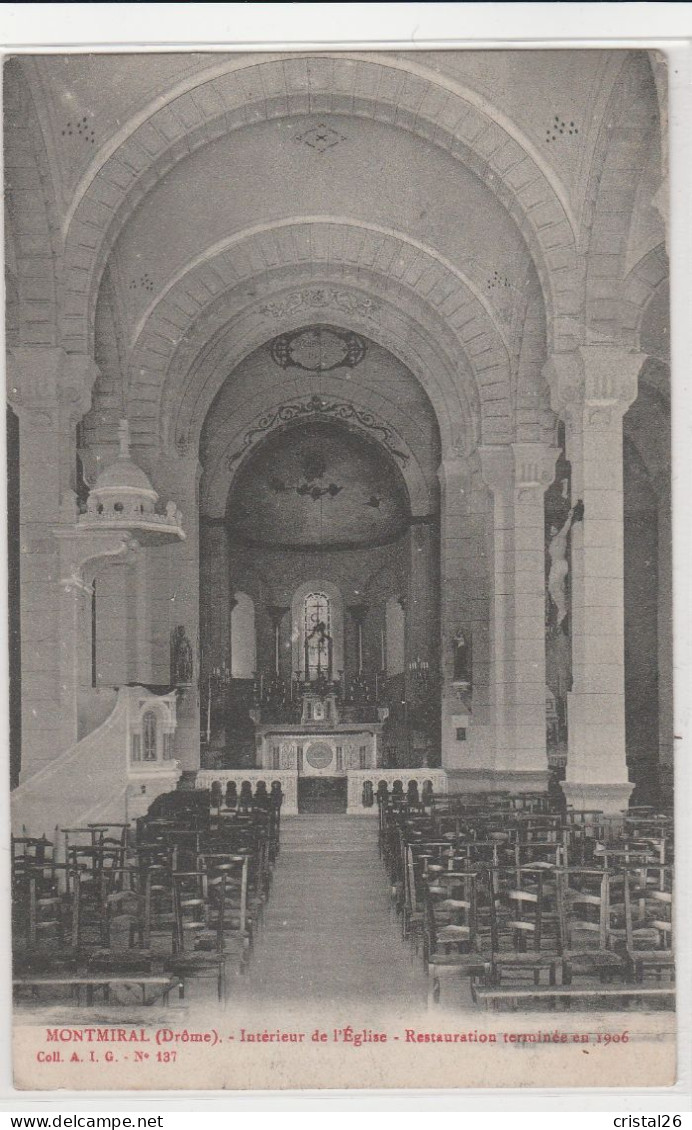 Montmiral Rare Interieur Eglise - Sonstige & Ohne Zuordnung