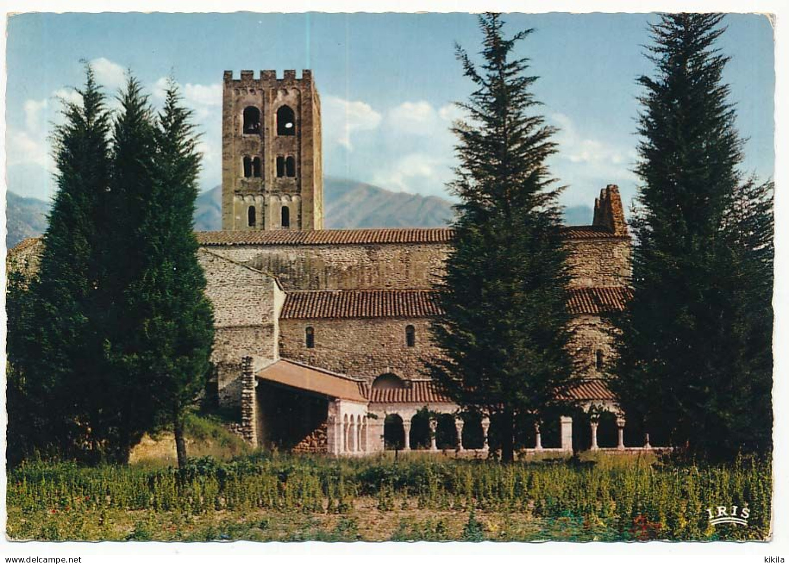 CPSM Dentelée 10.5 X 15 Pyrénées Orientales Environs De Prades CODALET  L'Abbaye De Saint Michel De Cuxa - Prades