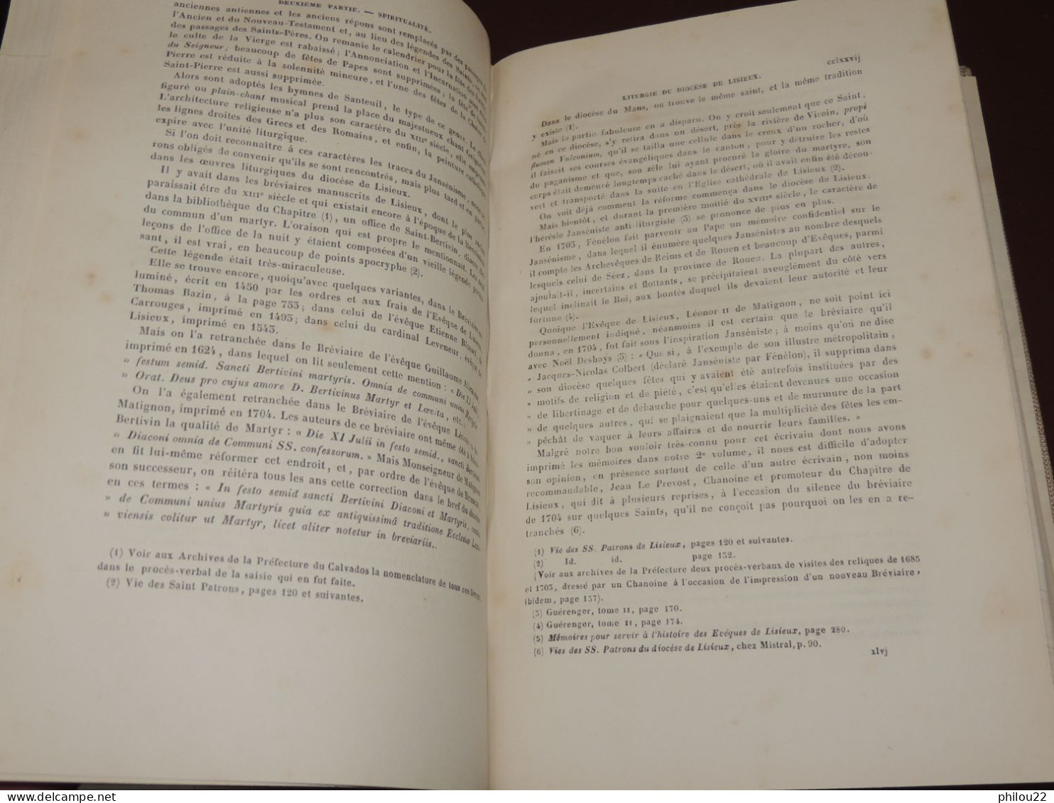 FORMEVILLE - Histoire De L'ancien évêché-comté De Lisieux  E.O. 1874  2/2 Vol. - 1801-1900