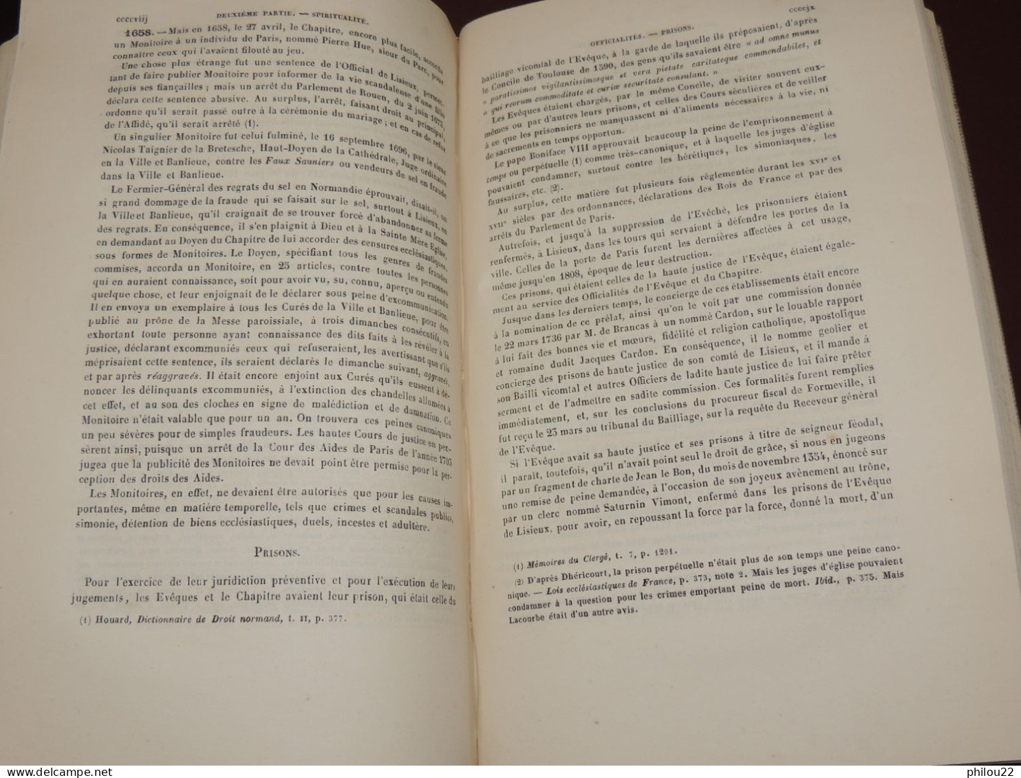 FORMEVILLE - Histoire De L'ancien évêché-comté De Lisieux  E.O. 1874  2/2 Vol. - 1801-1900