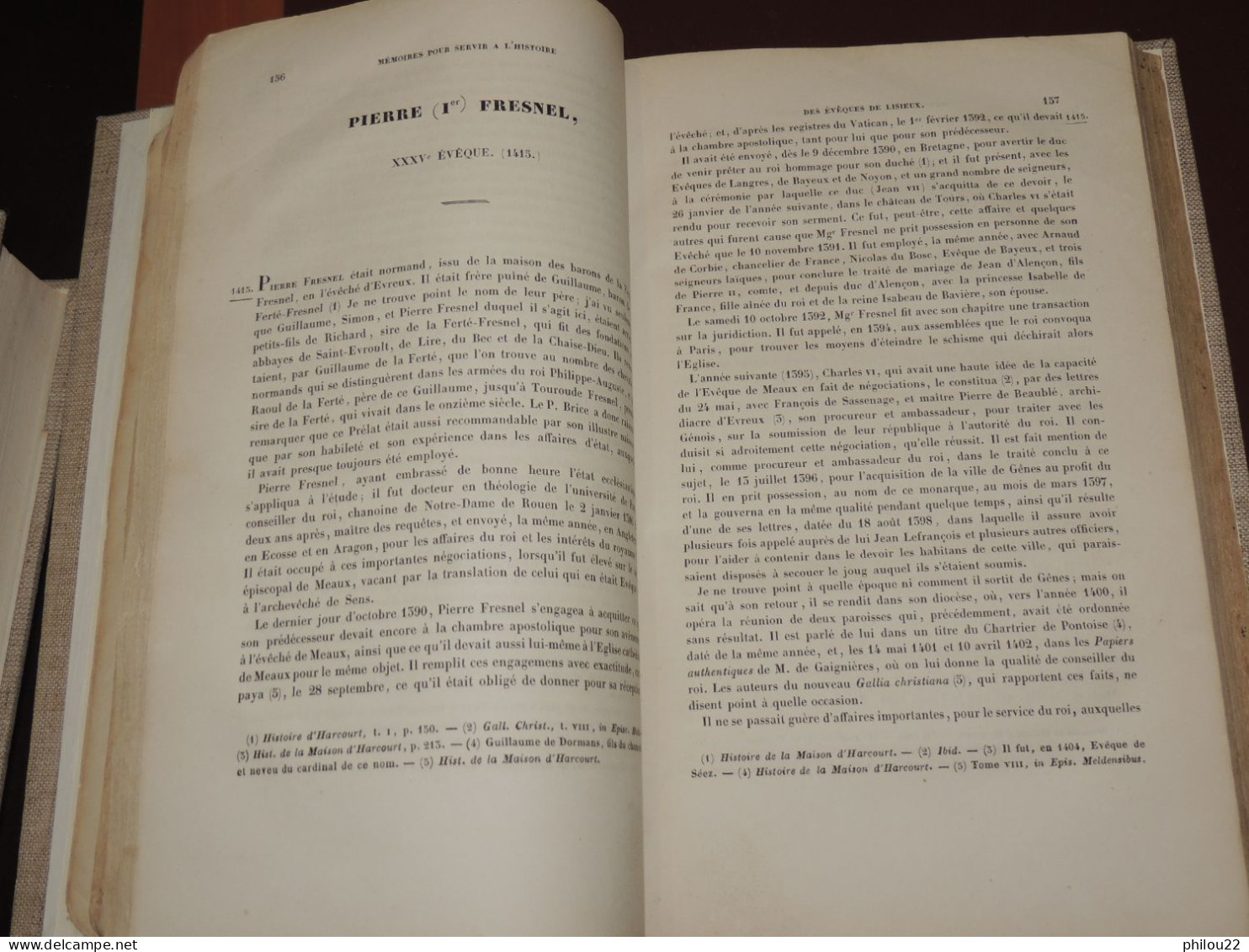 FORMEVILLE - Histoire de l'ancien évêché-comté de Lisieux  E.O. 1874  2/2 vol.