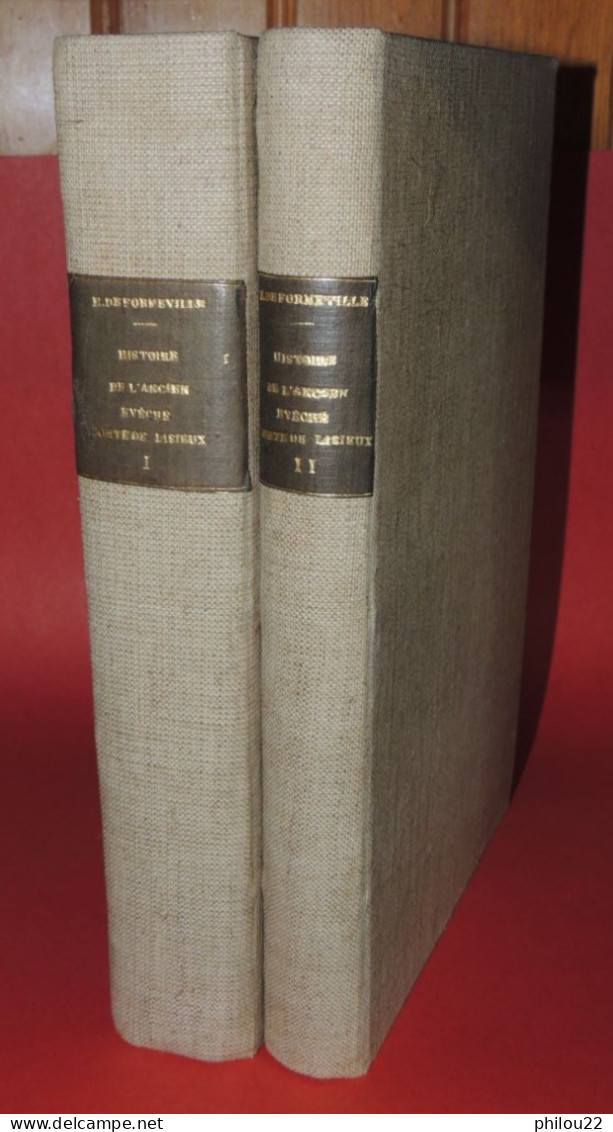 FORMEVILLE - Histoire de l'ancien évêché-comté de Lisieux  E.O. 1874  2/2 vol.