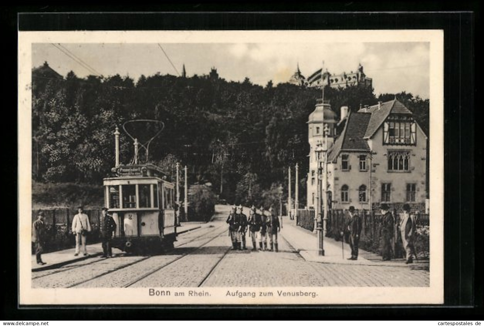 AK Bonn, Aufgang Zum Venusberg, Strassenbahn  - Tramways