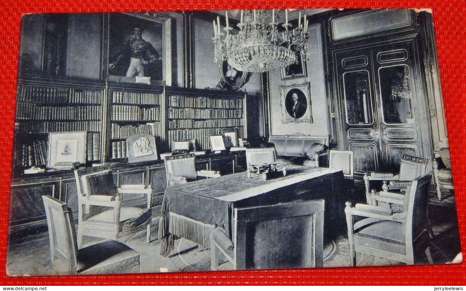 CHIMAY  -  4 CARTES :  Intérieur Du Château De Chimay  - Bibliothèque - Salon Rouge - Antichambre - Salle à Manger - Chimay