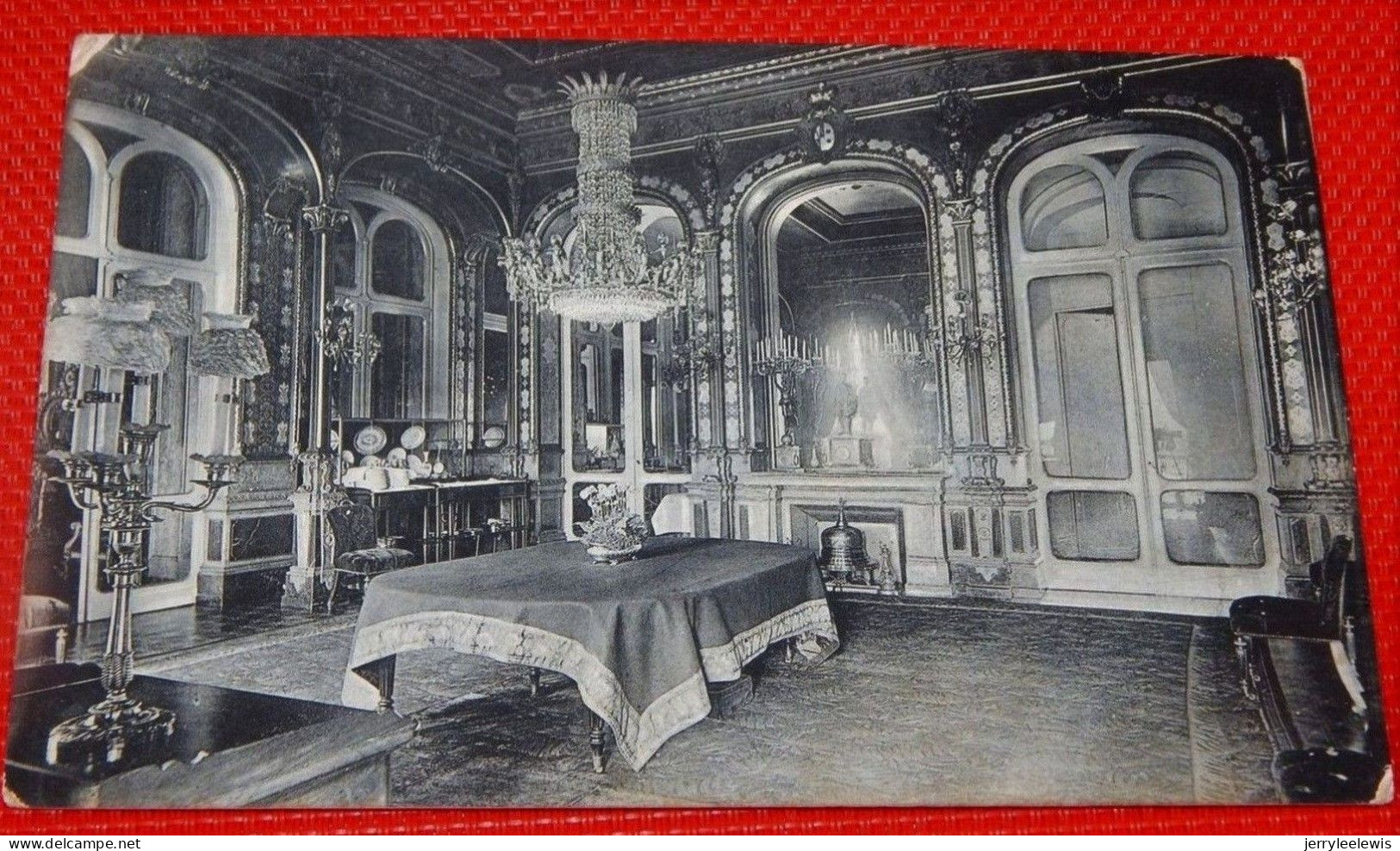 CHIMAY  -  4 CARTES :  Intérieur Du Château De Chimay  - Bibliothèque - Salon Rouge - Antichambre - Salle à Manger - Chimay