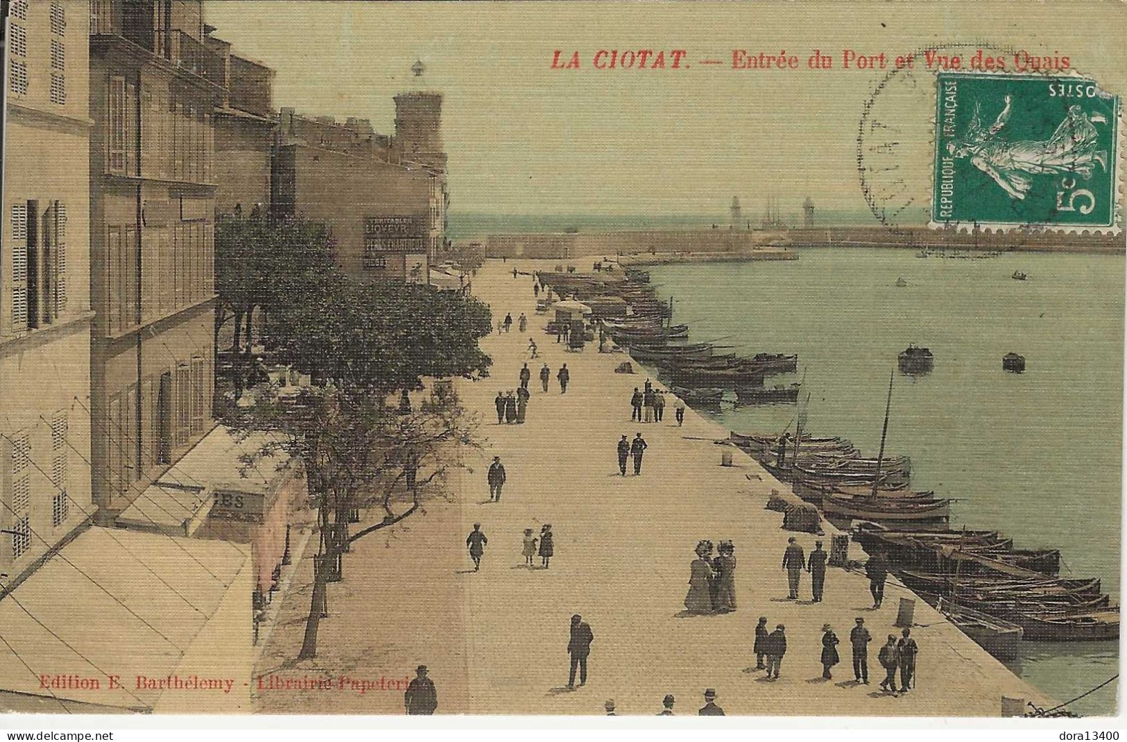 CPA13- LA CIOTAT- Entrée Du Port Et Vue Des Quais - La Ciotat