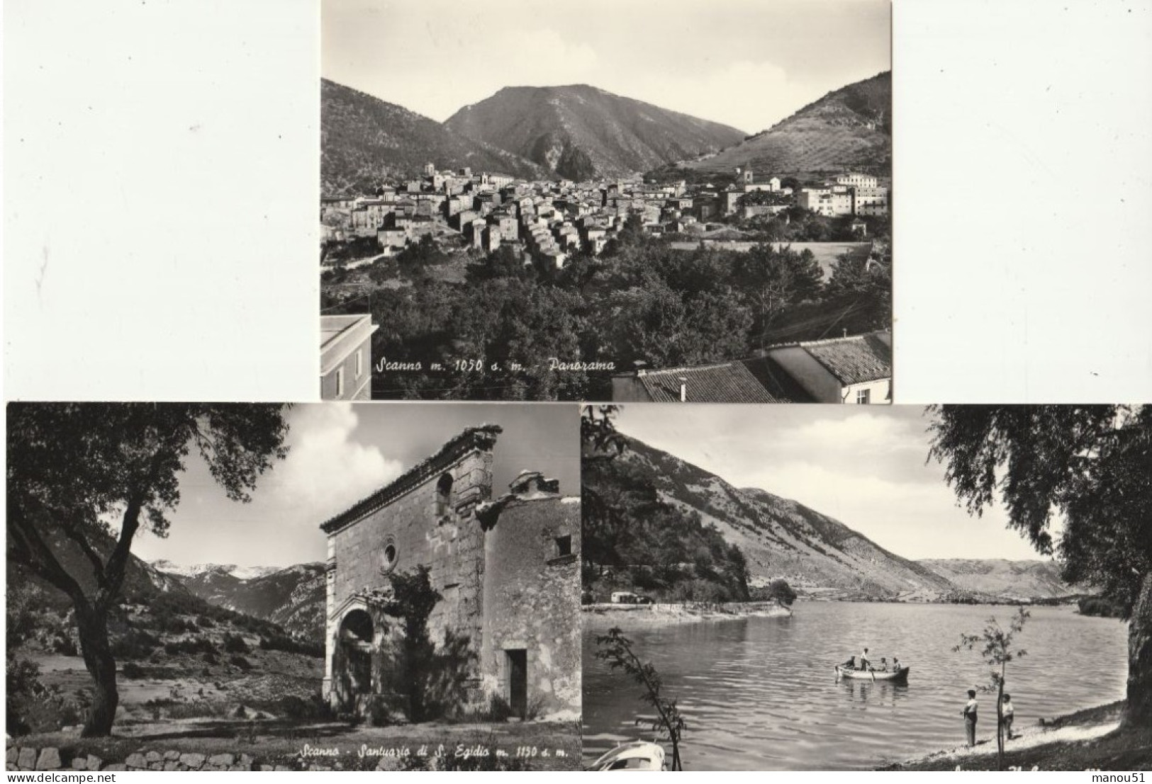 Italie - SCANNO - Lot De 3 CPSM - Autres & Non Classés