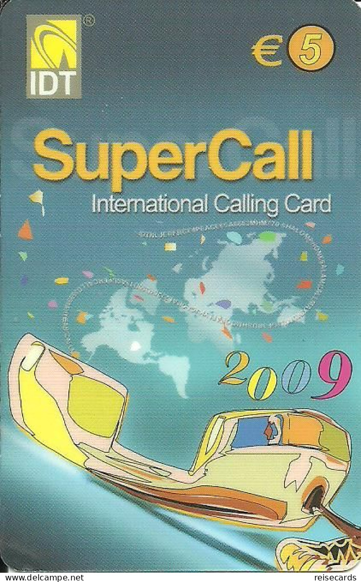 Spain: Prepaid IDT - SuperCall 2009 - Andere & Zonder Classificatie